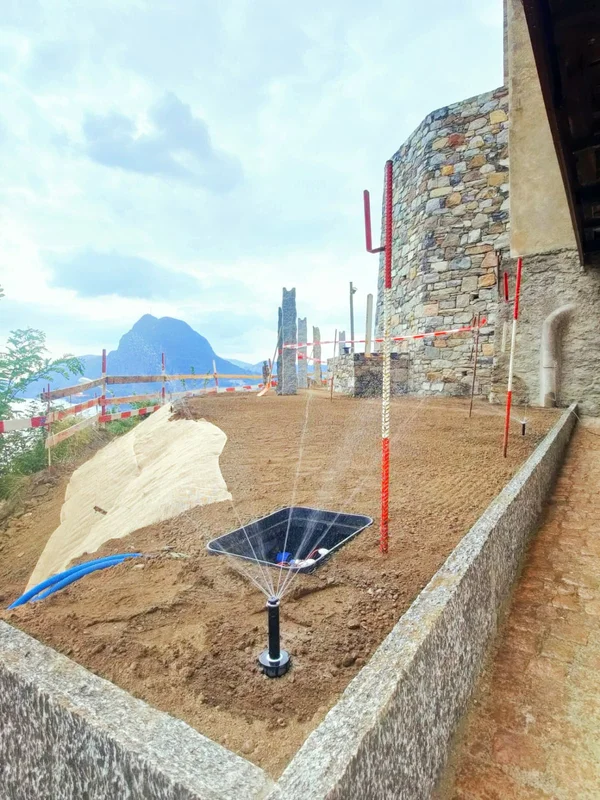 Tecnologie irrigazione pop-up turbina gocciolante